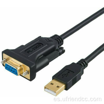 Buena calidad RS485 RS232 PL2303 Cable de serie DB9